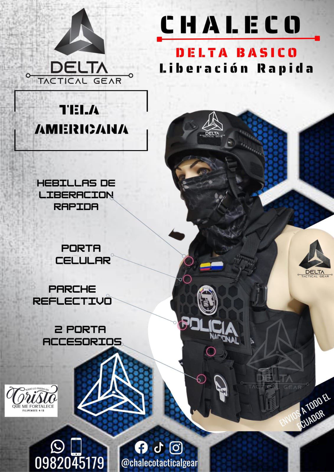 CHALECOS DELTA BASICO